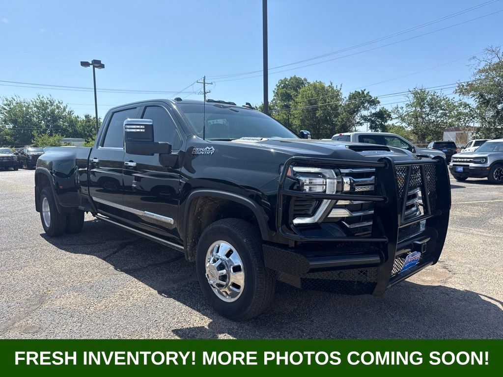Black 2024 Chevrolet Silverado 3500HD Pickup Truck Four-Wheel Drive Automatic
