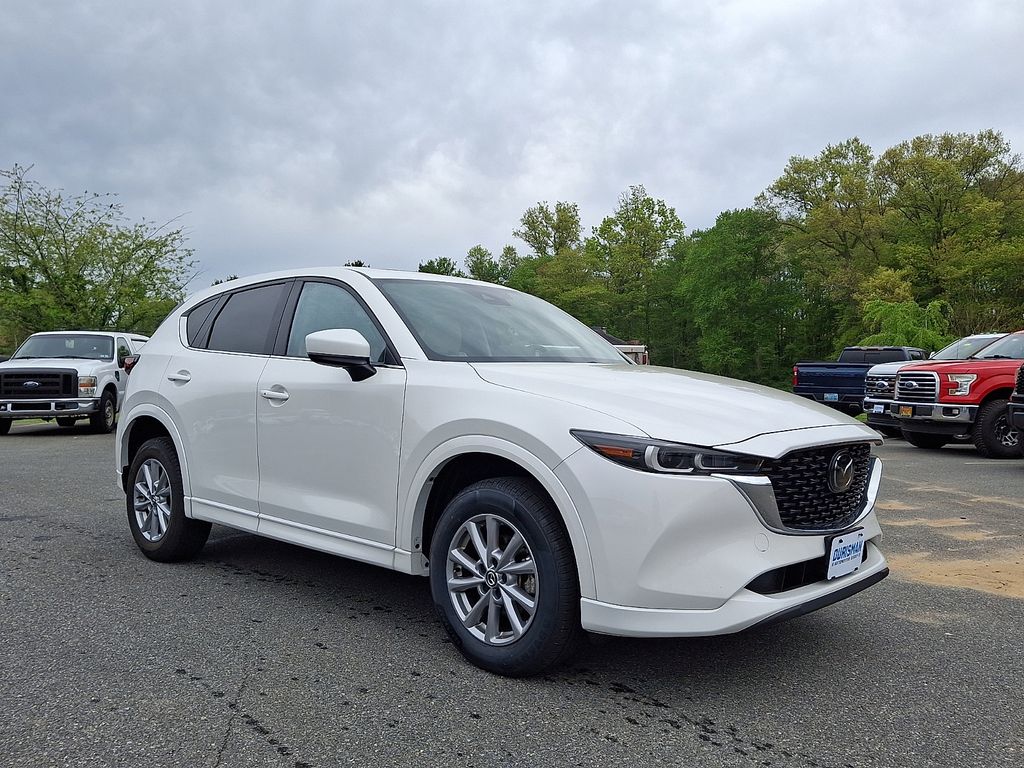 Rhodium White Metallic 2024 Mazda CX-5 2.5 S Preferred AWD SUV / Crossover All-Wheel Drive 6-Speed Automatic
