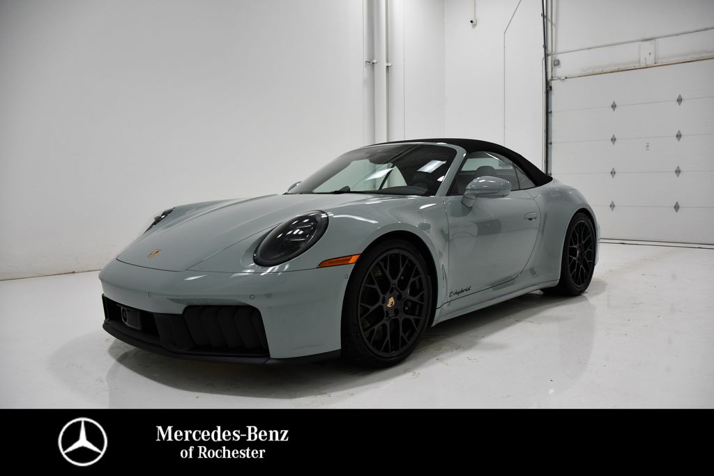 Shade Green Metallic 2026 Porsche 911 Convertible All-Wheel Drive 8-Speed Automatic