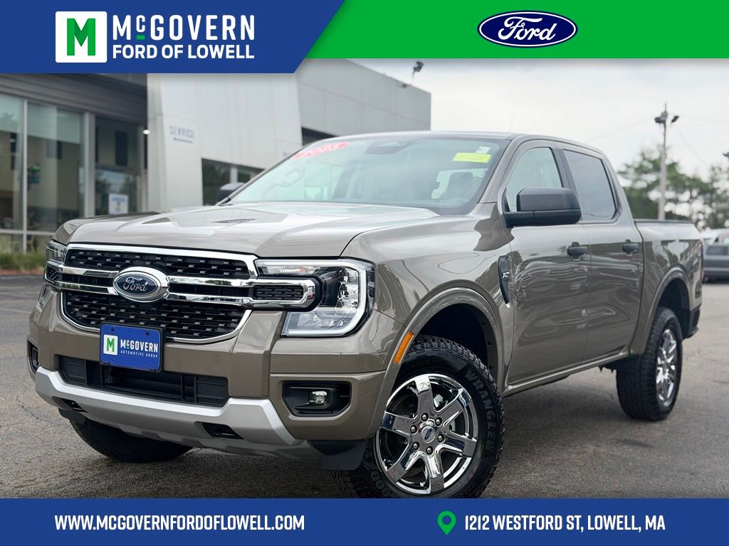 Marsh Gray 2025 Ford Ranger Pickup Truck Four-Wheel Drive Automatic