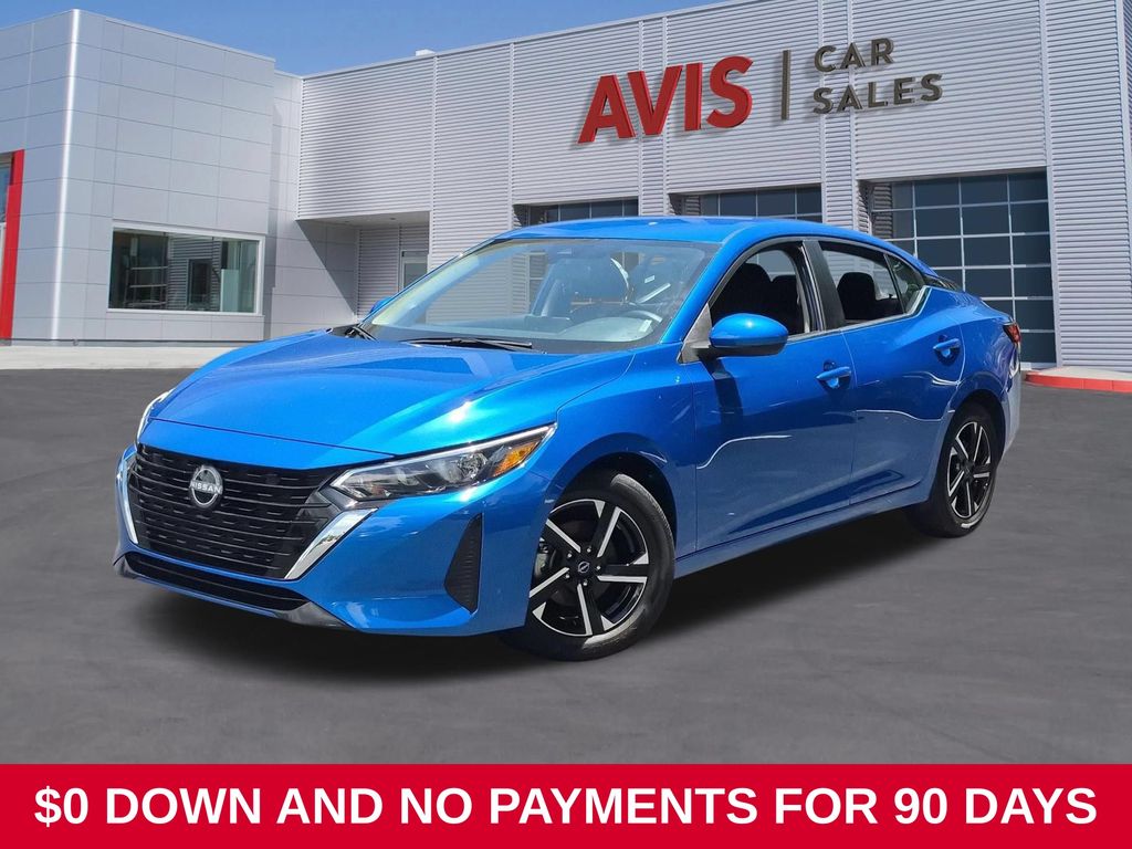 Electric Blue Metallic 2025 Nissan Sentra Sedan Front-Wheel Drive Continuously Variable Transmission