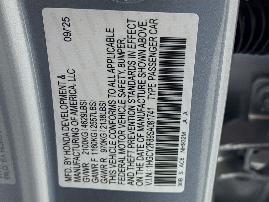 New Car 2025 Honda Accord Hybrid  Touring For Sale Under $40,000 In Austin, Texas