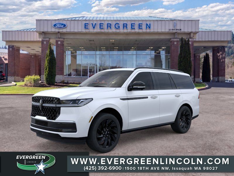 Pristine White Metallic Tri-Coat 2025 Lincoln Navigator SUV / Crossover Four-Wheel Drive Automatic