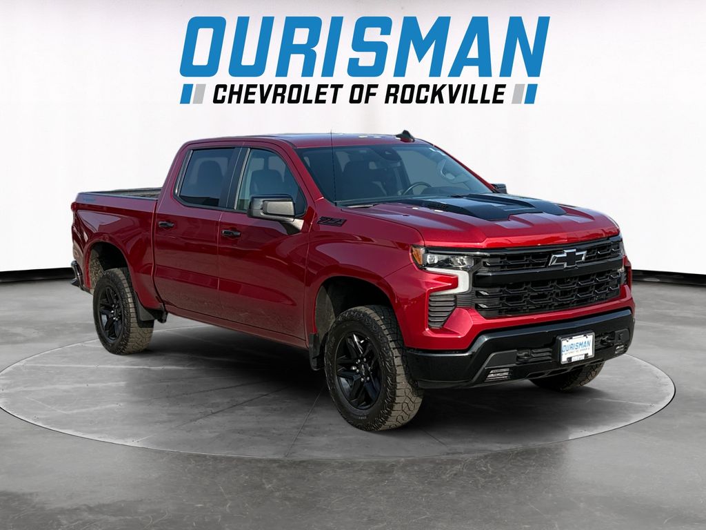 Radiant Red 2024 Chevrolet Silverado 1500 Pickup Truck Four-Wheel Drive Automatic