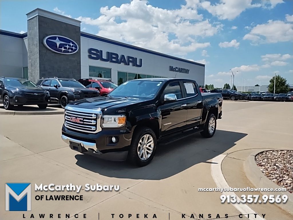 Onyx Black 2018 GMC Canyon Pickup Truck Four-Wheel Drive 8-Speed Automatic