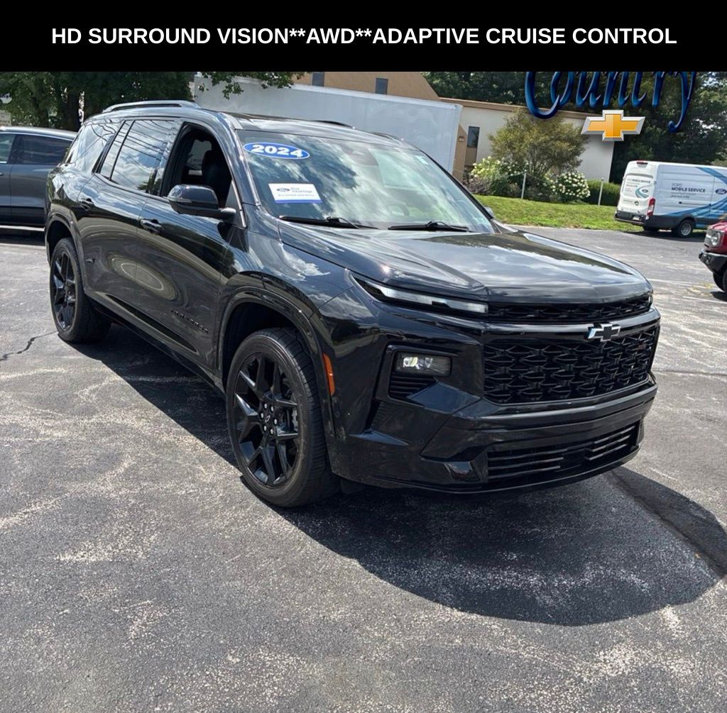 Mosaic Black Metallic (gb8) 2024 Chevrolet Traverse SUV / Crossover Four-Wheel Drive 8-Speed Automatic