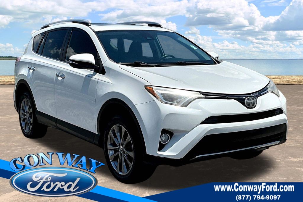 White (Blizzard Pearl) 2018 Toyota RAV4 SUV / Crossover Front-Wheel Drive 6-Speed Automatic