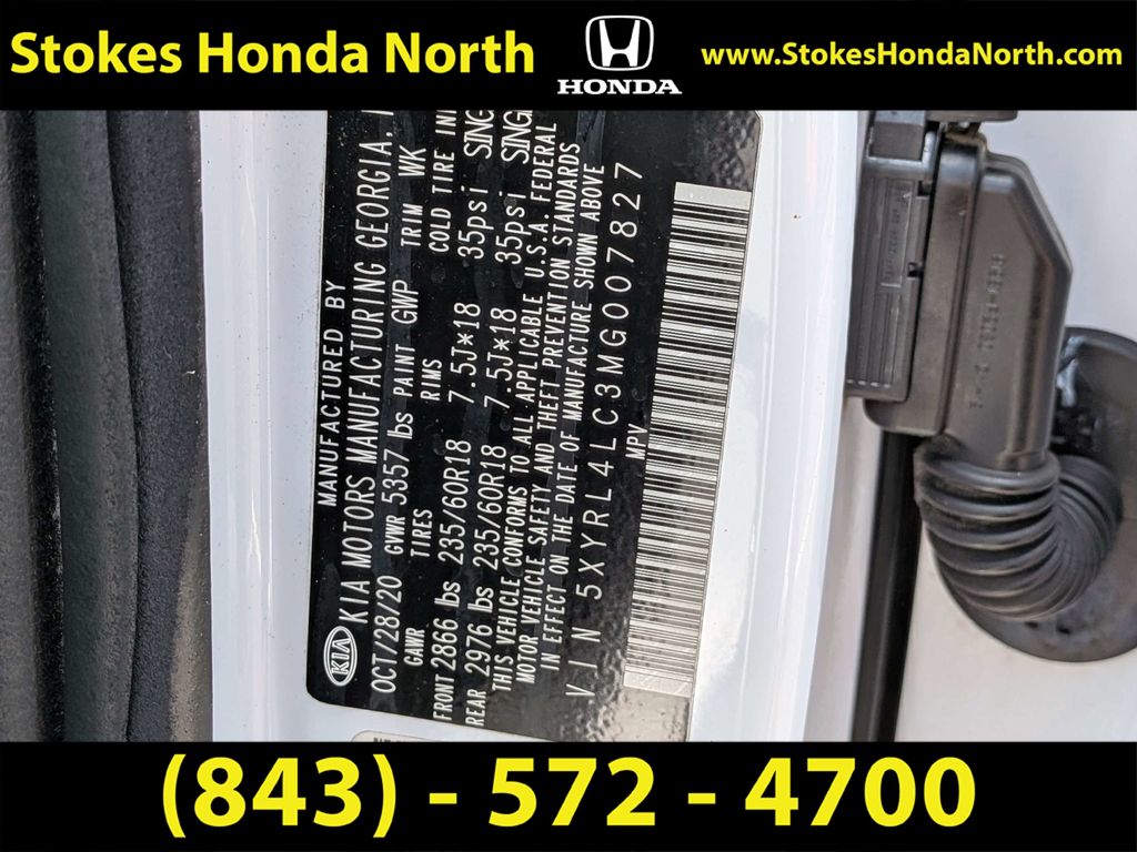 2021 Kia Sorento S White at Stokes Mazda