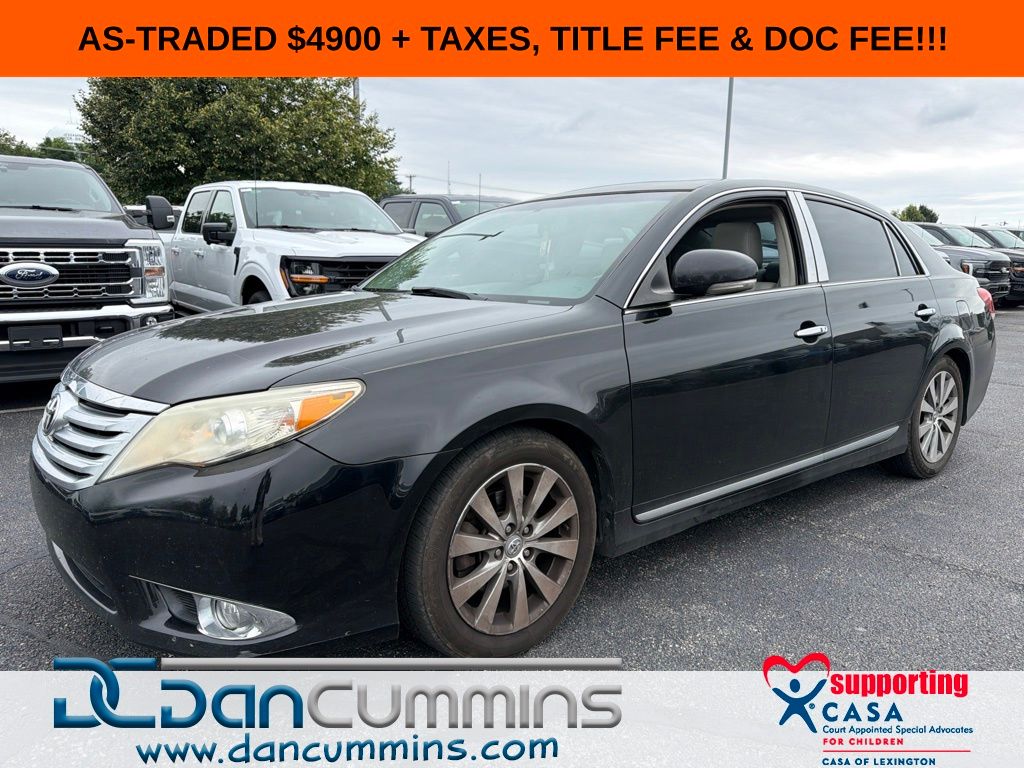 Black 2011 Toyota Avalon Sedan Front-Wheel Drive 6-Speed Automatic