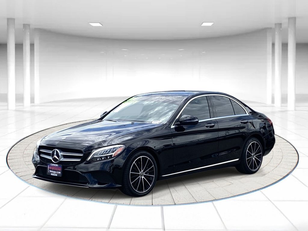Black 2020 Mercedes-Benz C-Class Sedan Rear-Wheel Drive 9-Speed Automatic