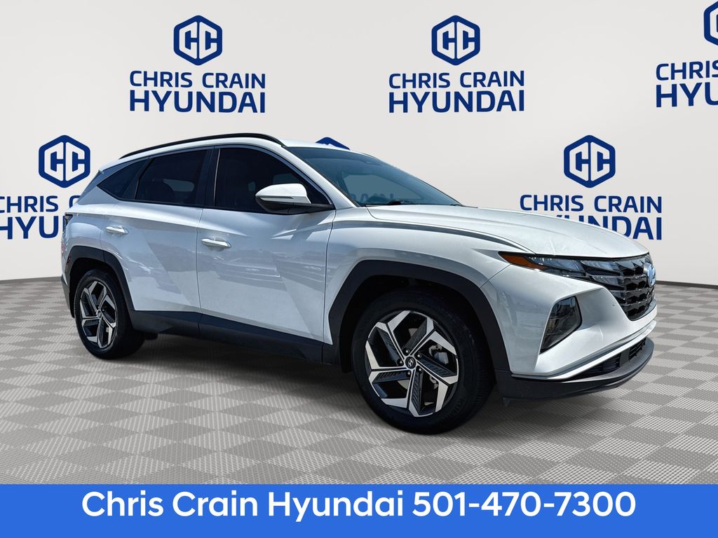 White Pearl 2023 Hyundai Tucson SUV / Crossover Front-Wheel Drive 8-Speed Automatic