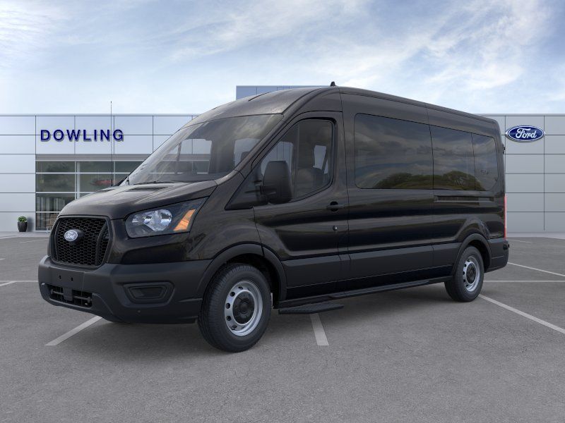 Agate Black Metallic 2026 Ford Transit Passenger Van Rear-Wheel Drive