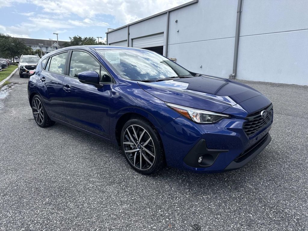 Sapphire Blue Pearl 2026 Subaru Impreza Wagon All-Wheel Drive Continuously Variable Transmission
