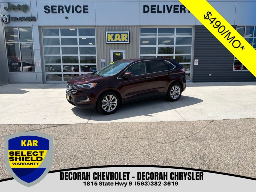Red (Burgundy) 2024 Ford Edge SUV / Crossover All-Wheel Drive 8-Speed Automatic