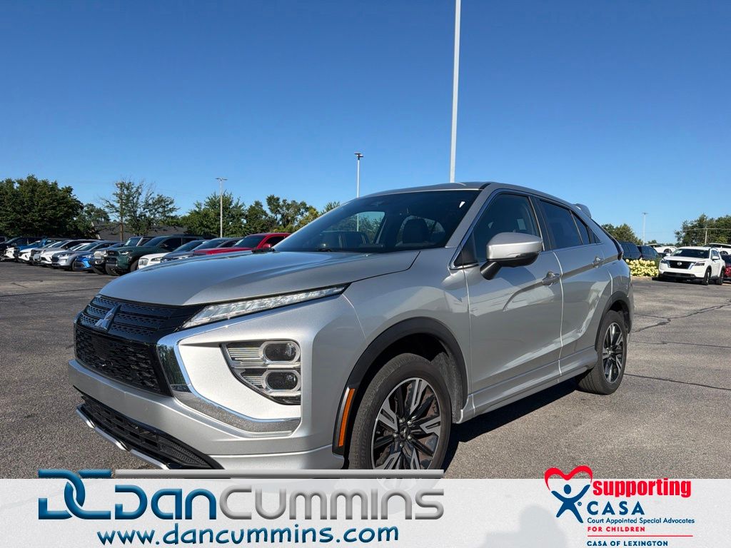 Silver 2023 Mitsubishi Eclipse Cross SUV / Crossover All-Wheel Drive Continuously Variable Transmission