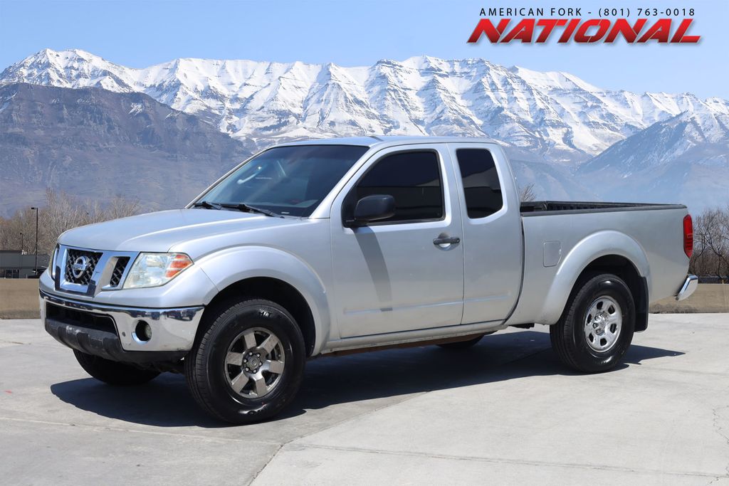 Radiant Silver 2009 Nissan Frontier Pickup Truck 4X2 5-Speed Automatic Overdrive