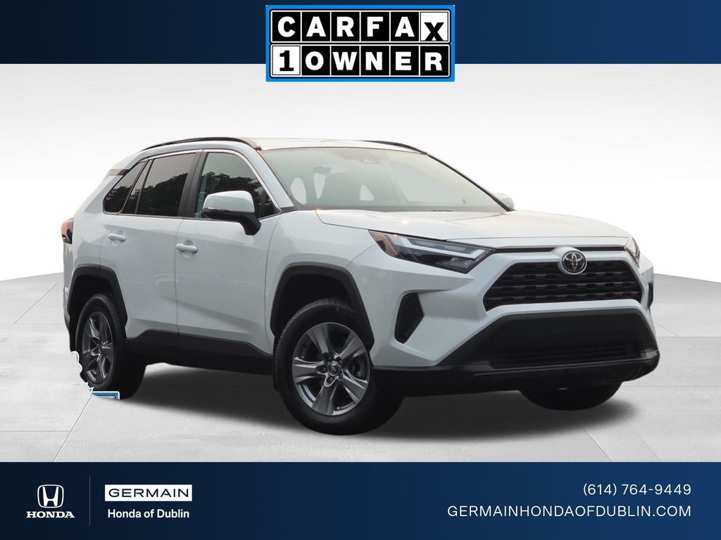 White (Blizzard Pearl) 2022 Toyota RAV4 SUV / Crossover All-Wheel Drive 8-Speed Automatic
