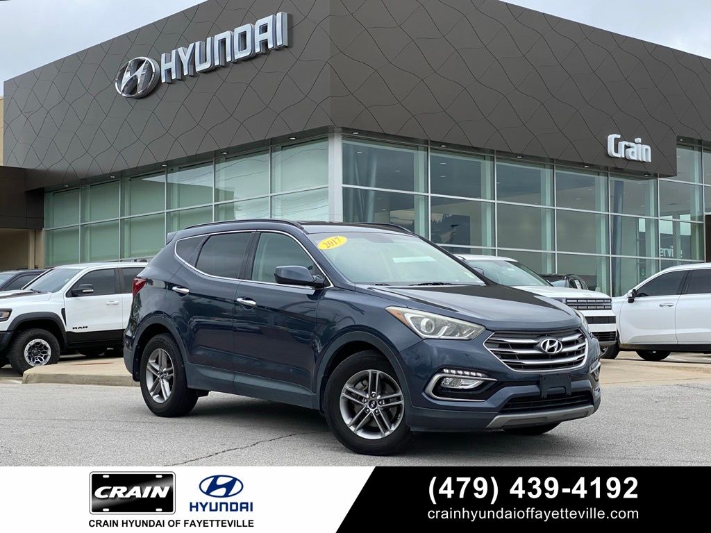 Marlin Blue 2017 Hyundai Santa Fe Sport 2.4L FWD SUV / Crossover Front-Wheel Drive 6-Speed Automatic