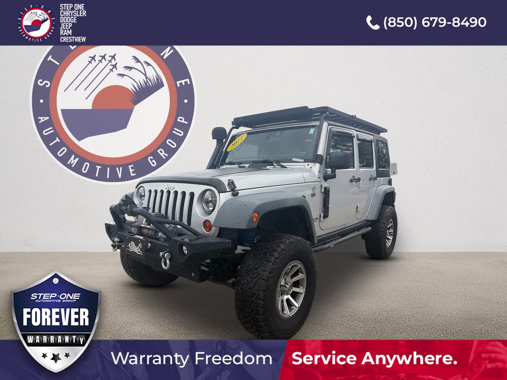 Bright Silver Metallic Clearcoat 2011 Jeep Wrangler SUV / Crossover Four-Wheel Drive 4-Speed Automatic