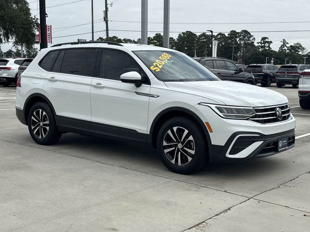 2023 Volkswagen Tiguan 2.0T S White at DeMontrond Gulf Freeway