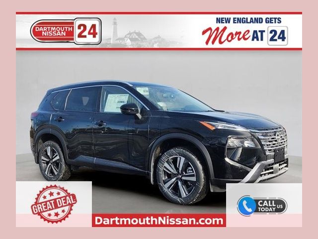 Super Black 2025 Nissan Rogue SUV / Crossover All-Wheel Drive Continuously Variable Transmission