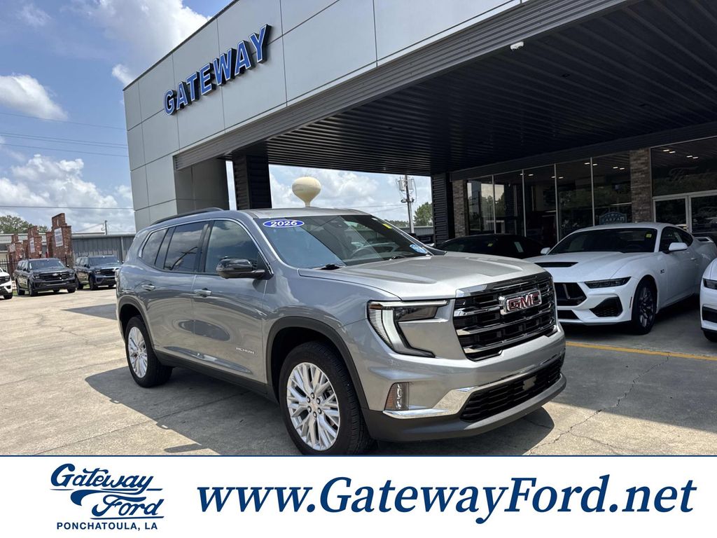 Sterling Metallic 2026 GMC Acadia SUV / Crossover Front-Wheel Drive 8-Speed Automatic