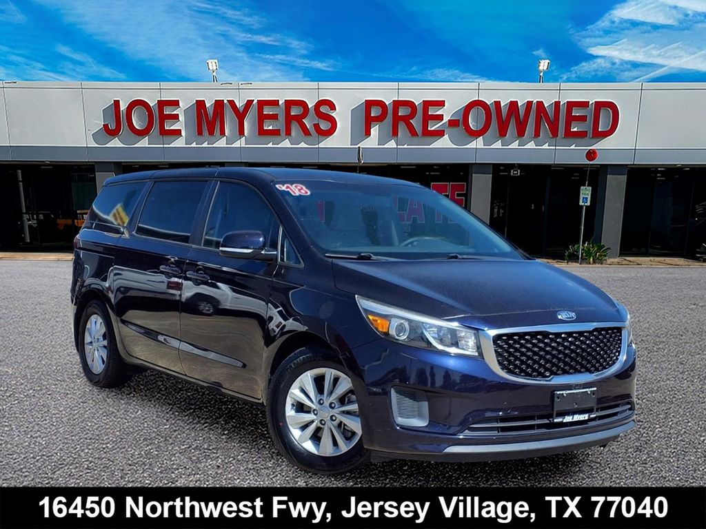 2018 Kia Sedona LX Blue at DeMontrond Automotive Group