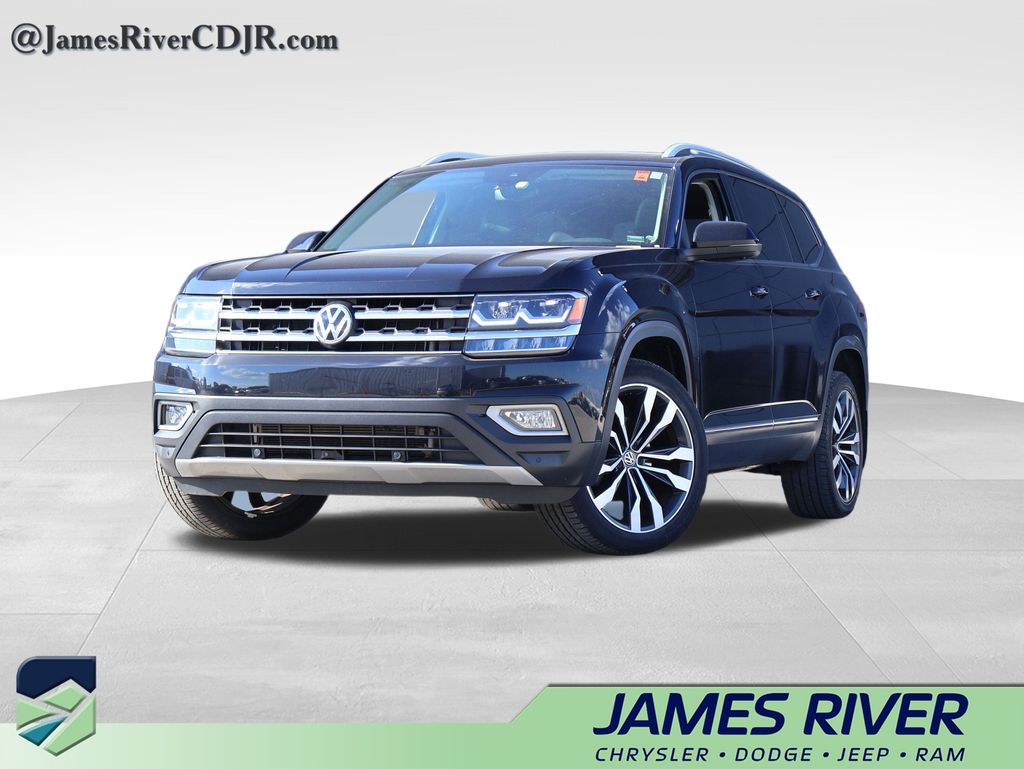 Deep Black Pearl 2019 Volkswagen Atlas SUV / Crossover All-Wheel Drive 8-Speed Automatic