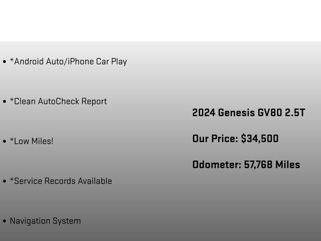 2024 Genesis GV80 2.5T - 11