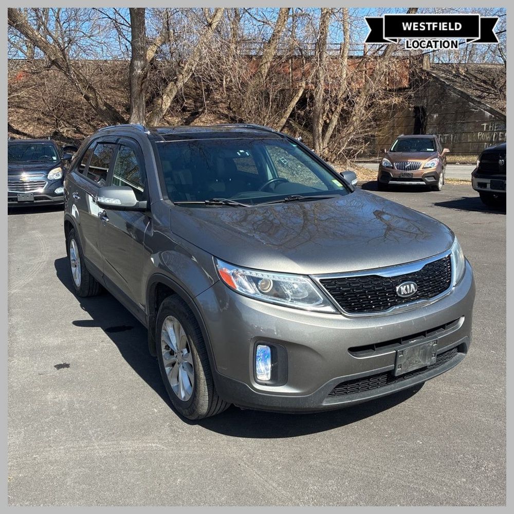 Titanium Silver 2015 Kia Sorento EX AWD SUV / Crossover All-Wheel Drive 6-Speed Automatic