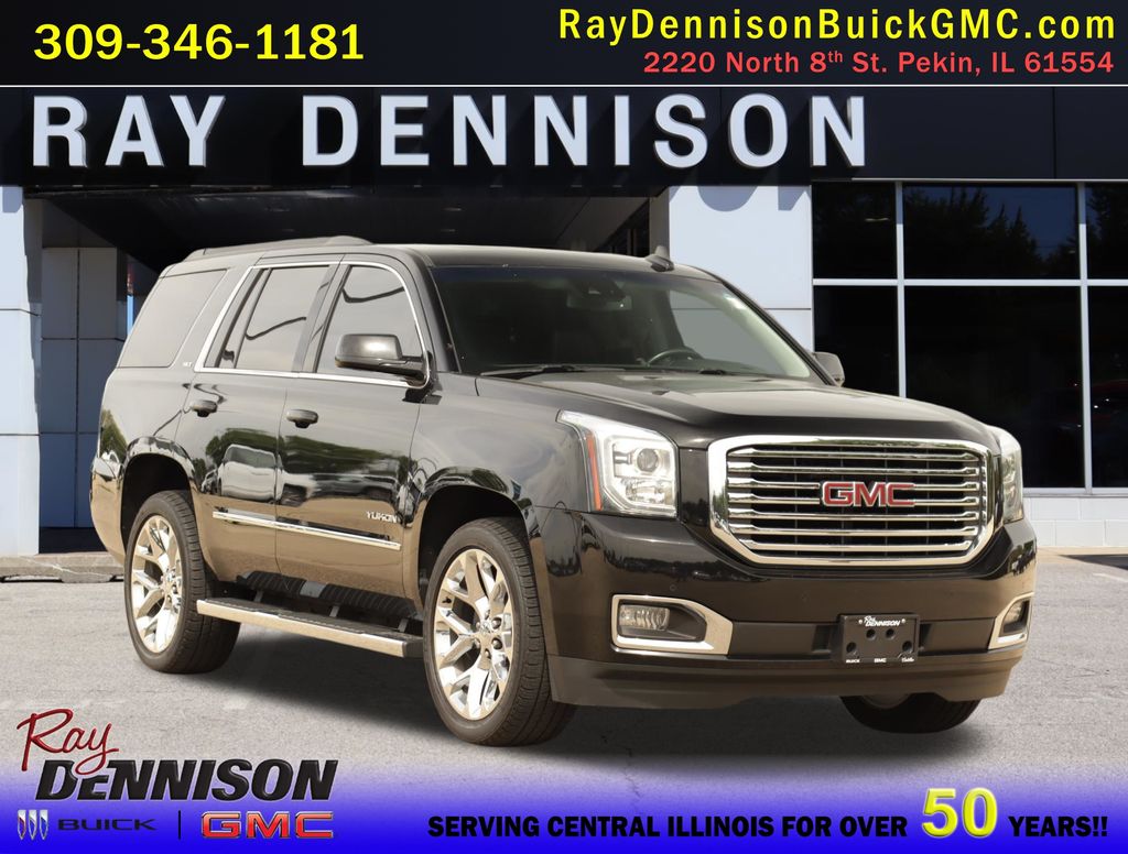Onyx Black 2018 GMC Yukon SUV / Crossover Four-Wheel Drive 6-Speed Automatic Overdrive