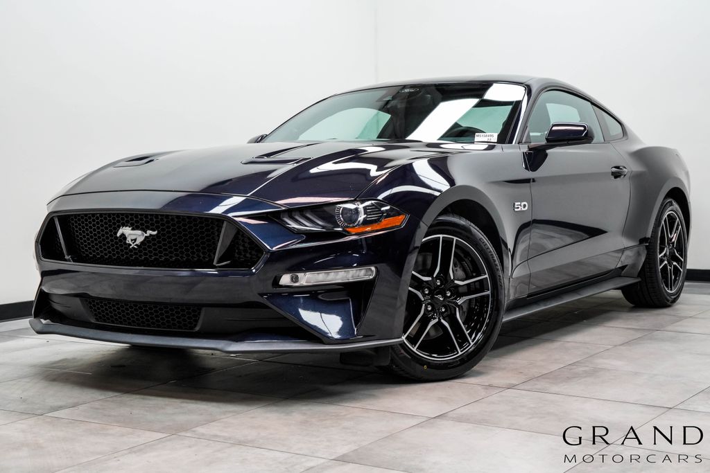 Blue Metallic 2021 Ford Mustang Coupe Rear-Wheel Drive Automatic