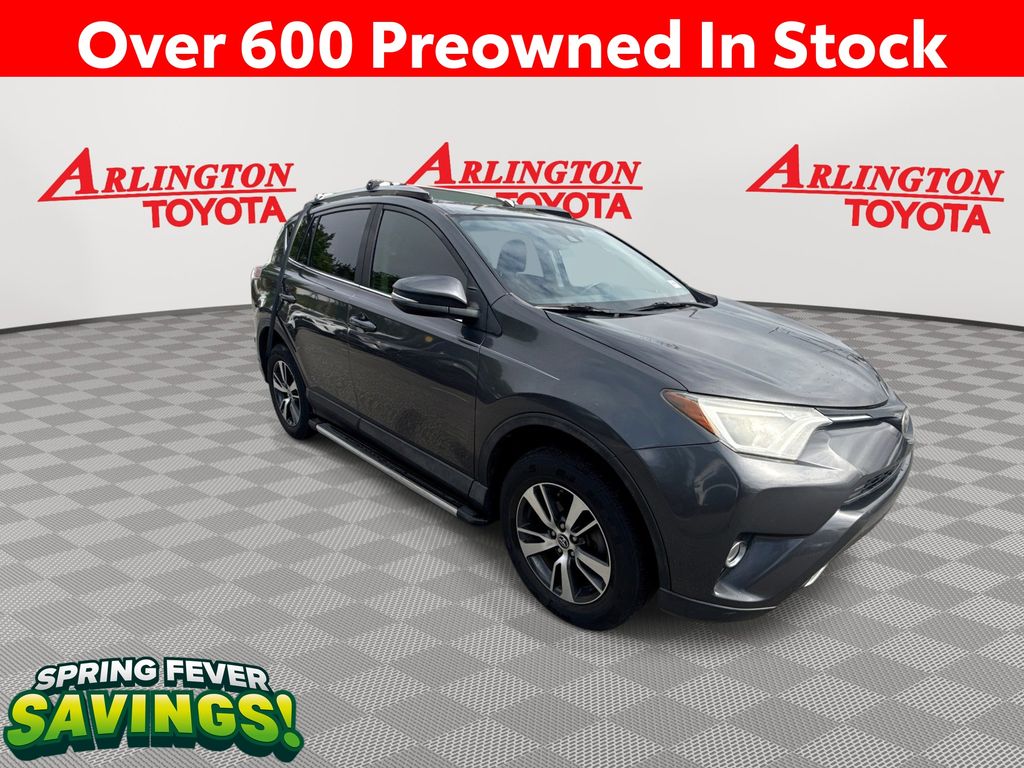 Magnetic Gray Metallic 2017 Toyota RAV4 XLE SUV / Crossover Front-Wheel Drive 6-Speed Automatic