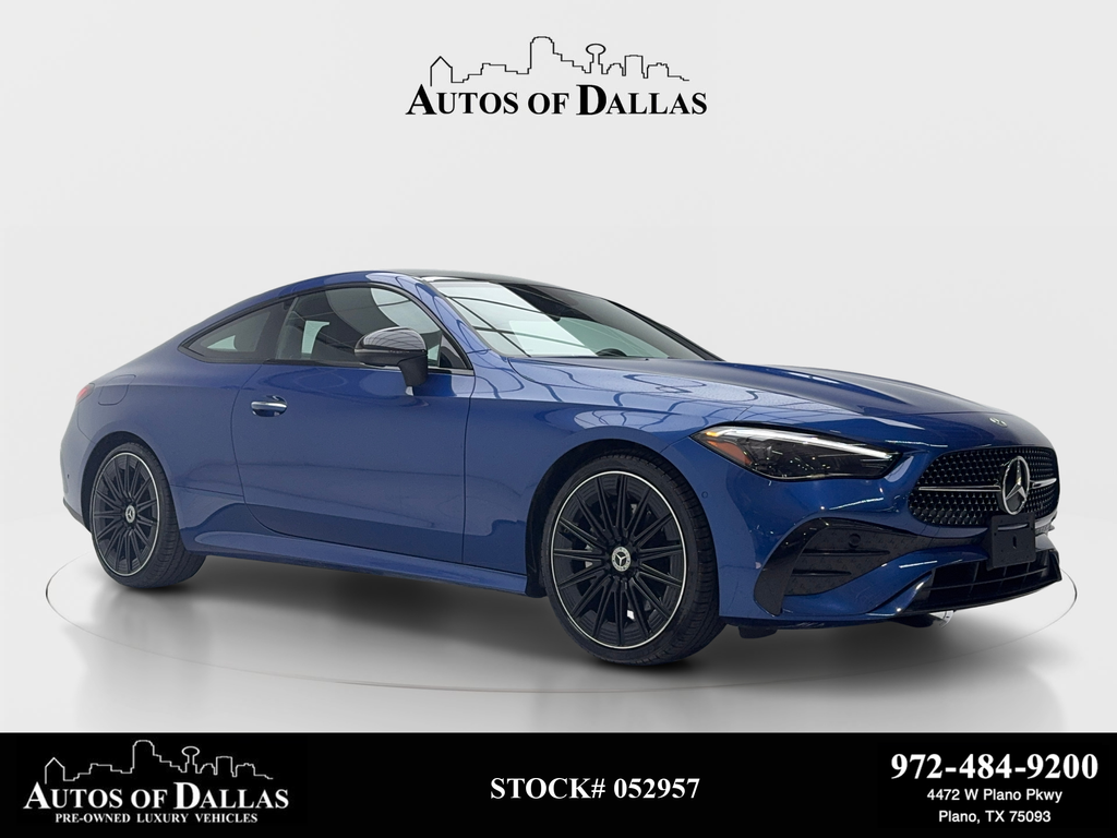 Blue 2025 Mercedes-Benz CLE Coupe All-Wheel Drive 9-Speed Automatic