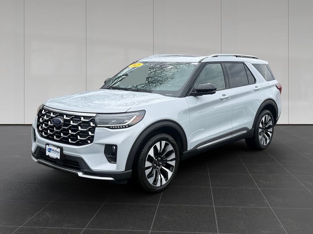 Silver 2025 Ford Explorer Platinum AWD SUV / Crossover All-Wheel Drive Automatic