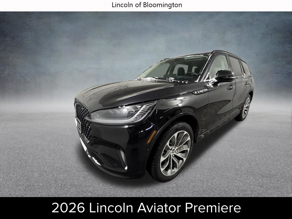 Infinite Black Metallic Clearcoat 2026 Lincoln Aviator SUV / Crossover All-Wheel Drive Automatic