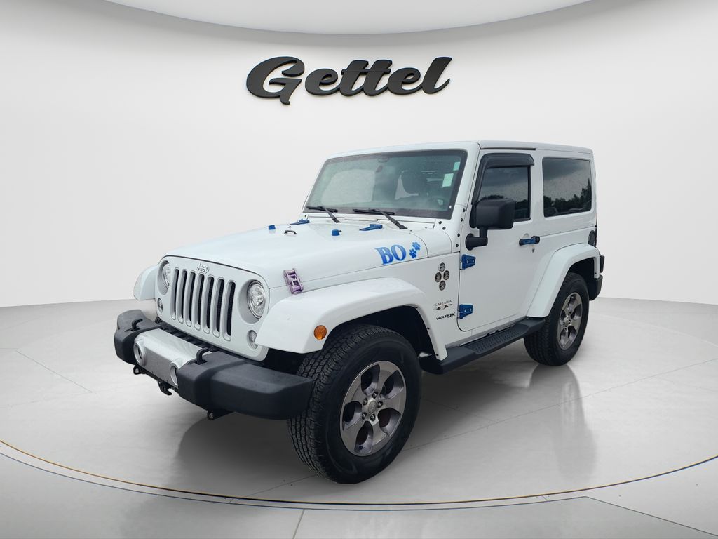 Bright White Clearcoat 2018 Jeep Wrangler JK Sahara 4WD SUV / Crossover Four-Wheel Drive 5-Speed Automatic