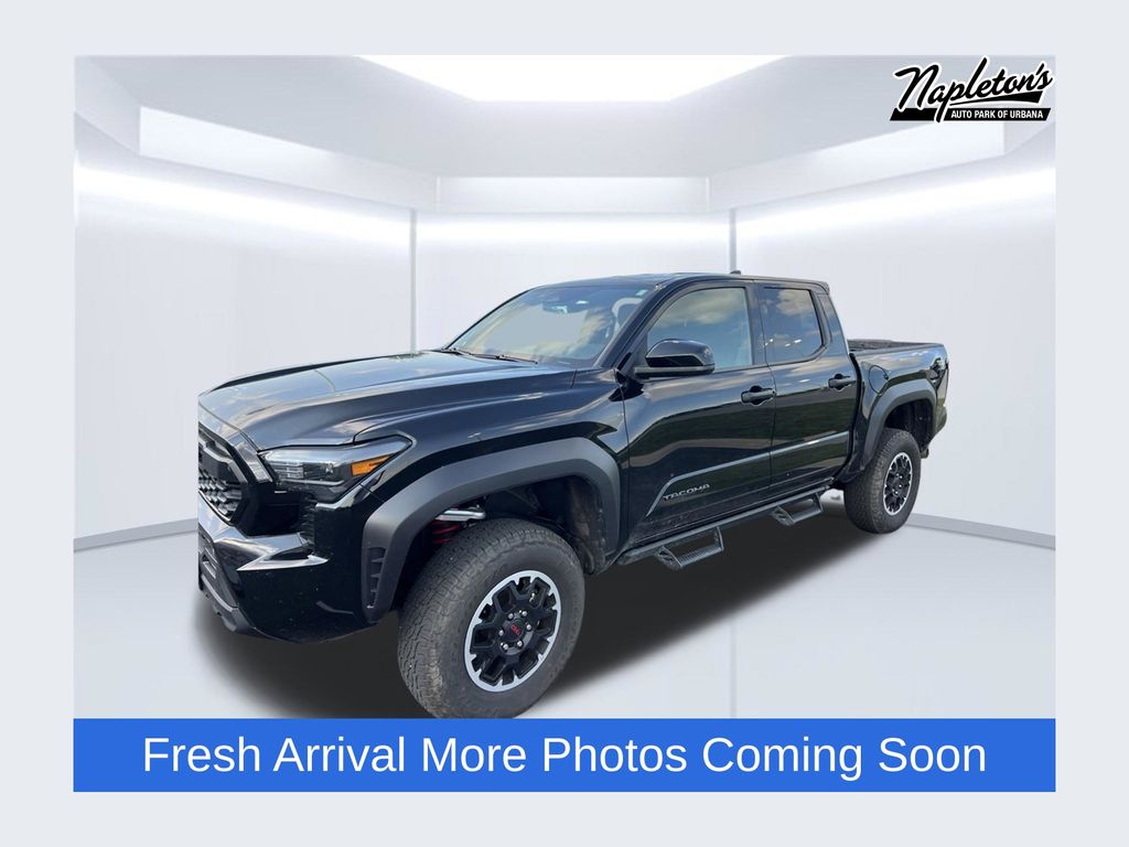 Black 2025 Toyota Tacoma Pickup Truck Four-Wheel Drive 8-Speed Automatic