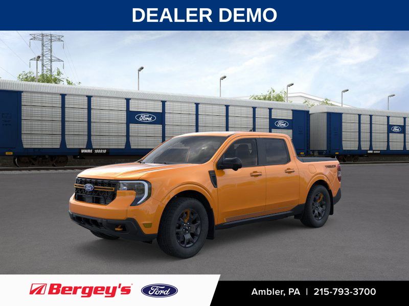 Orange Fury Metallic Tri-Coat 2026 Ford Maverick Pickup Truck All-Wheel Drive 8-Speed Automatic