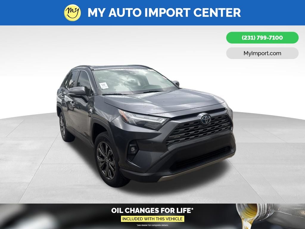 Gray 2022 Toyota RAV4 Hybrid SUV / Crossover All-Wheel Drive Continuously Variable Transmission