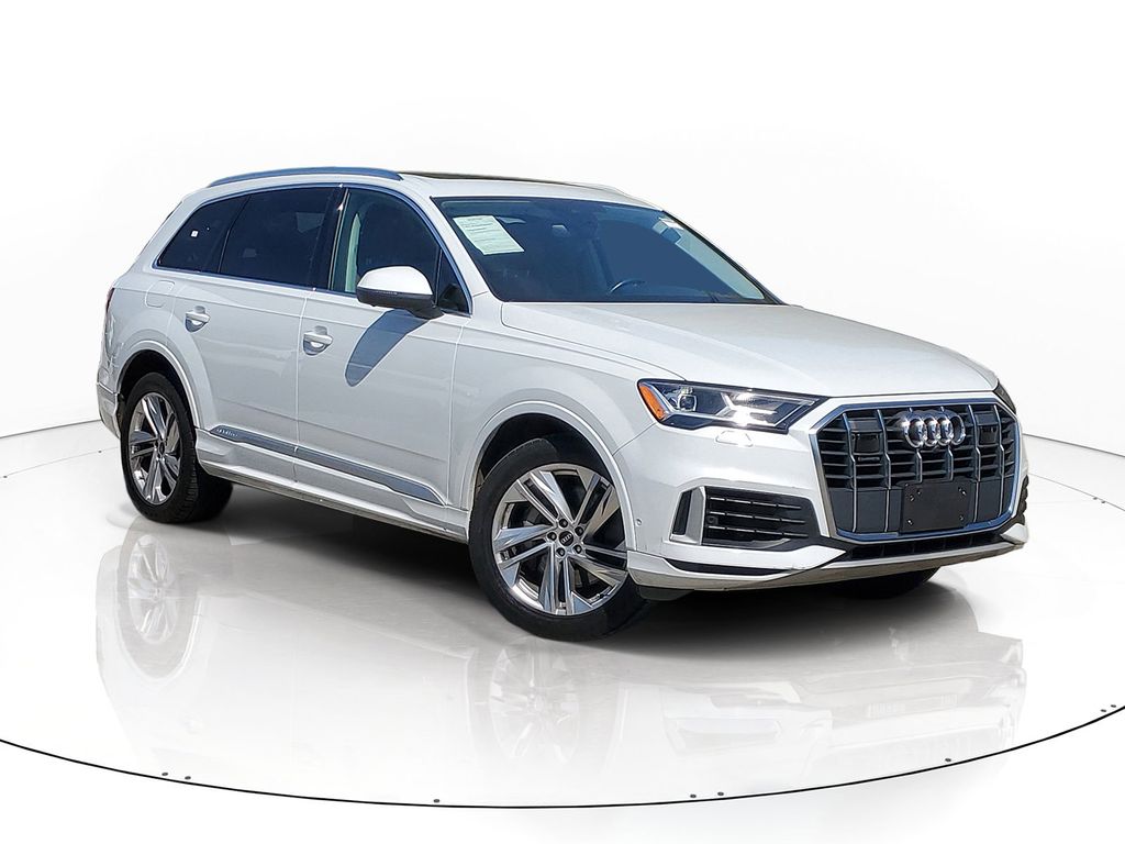 White 2022 Audi Q7 SUV / Crossover All-Wheel Drive 8-Speed Automatic