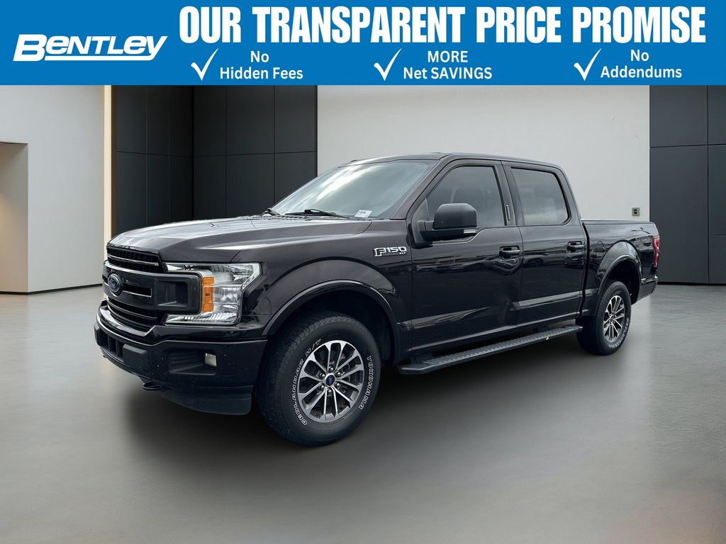 Magma Red 2018 Ford F-150 XLT SuperCrew 4WD Pickup Truck Four-Wheel Drive Automatic