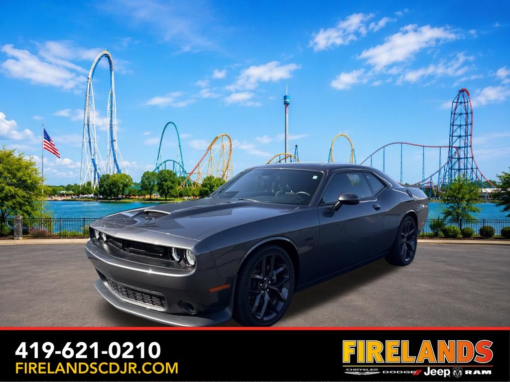 Gray (Granite Crystal Metallic Clearcoat) 2023 Dodge Challenger Coupe Rear-Wheel Drive 8-Speed Automatic