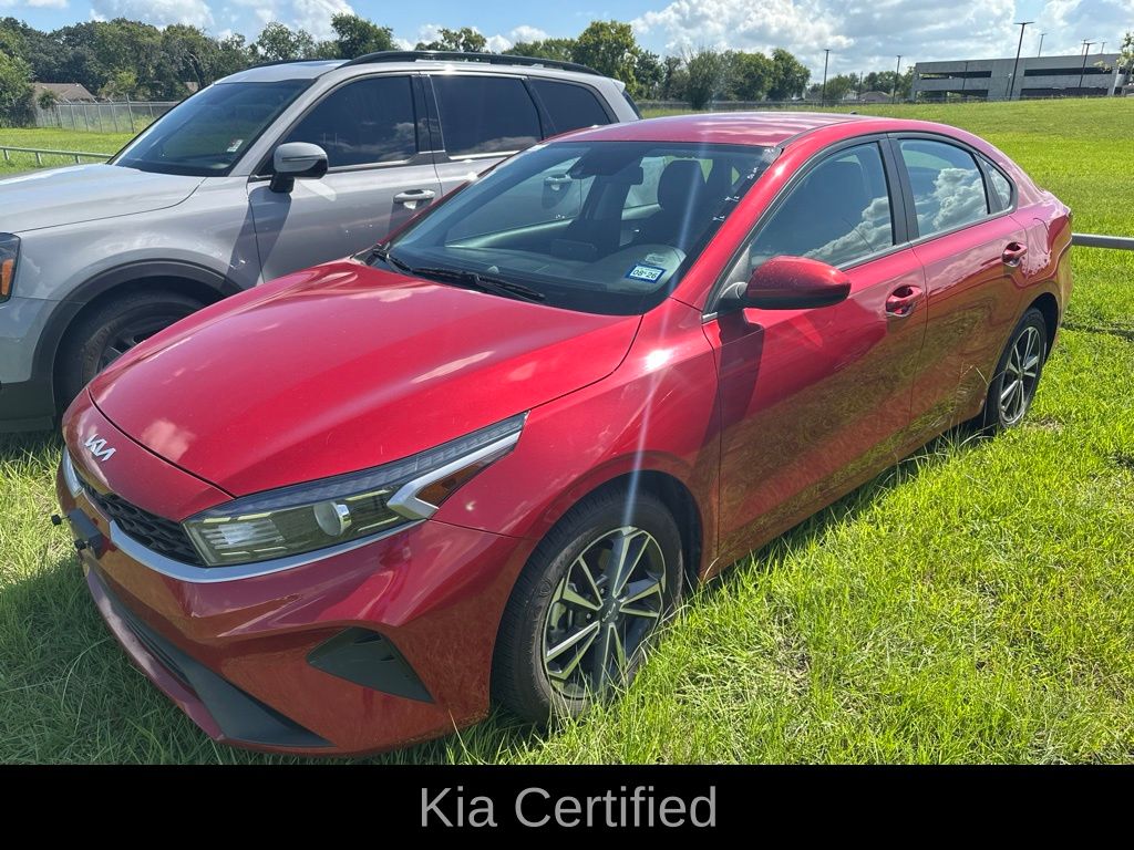 2024 Kia Forte LXS Red at DeMontrond Auto Country