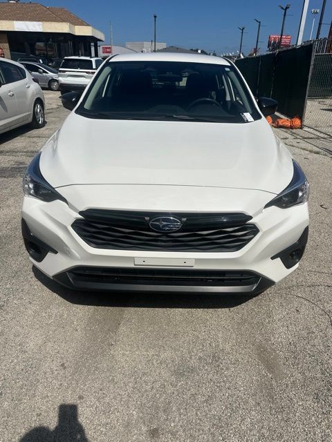 Crystal White Pearl 2024 Subaru Impreza Wagon All-Wheel Drive Continuously Variable Transmission