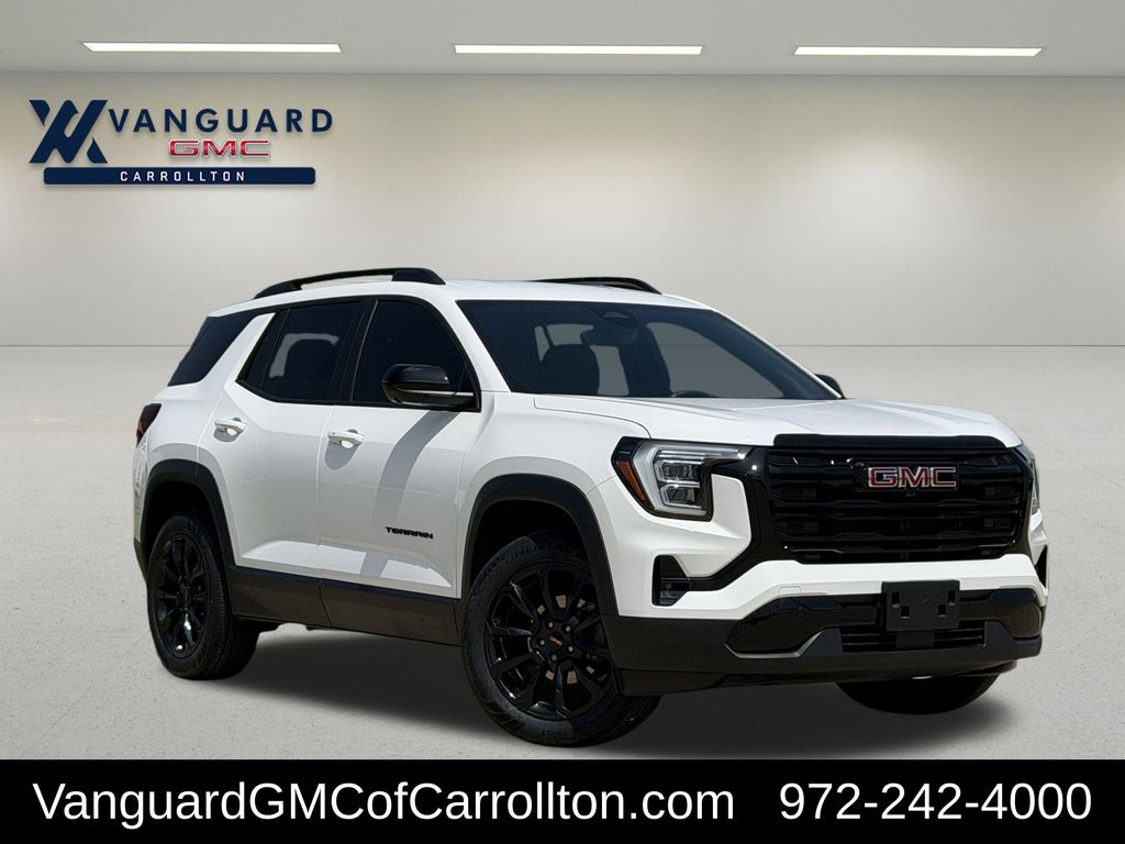 Summit White 2025 GMC Terrain Elevation AWD SUV / Crossover Four-Wheel Drive 8-Speed Automatic Overdrive