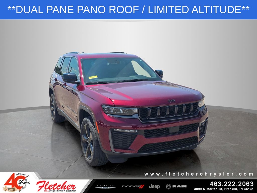Velvet Red Pearlcoat 2026 Jeep Grand Cherokee SUV / Crossover Four-Wheel Drive 8-Speed Automatic