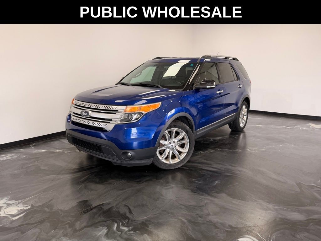 Blue Metallic 2013 Ford Explorer XLT SUV / Crossover Front-Wheel Drive 6-Speed Automatic