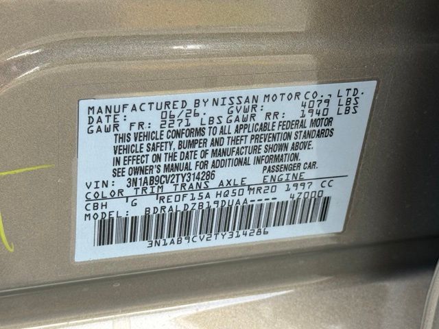 New 2026 Nissan Sentra Sedan