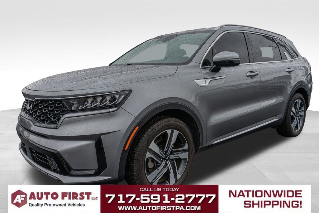 Steel Gray 2023 Kia Sorento Hybrid EX AWD SUV / Crossover All-Wheel Drive 6-Speed Automatic